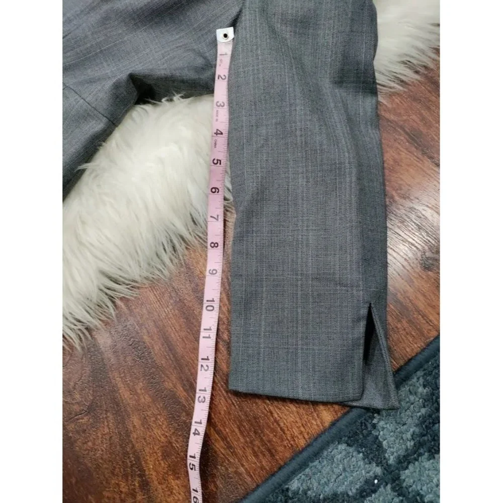 80's Pendleton 100% Wool Black & White Houndstooth Sheath Midi Dress 12 P - Picture 16 of 16